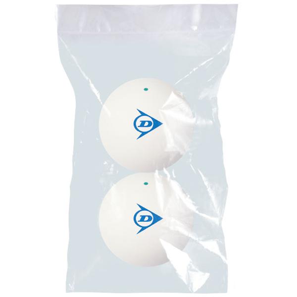 他サイト： ダンロップ(DUNLOP) ソフトテニスボール ホワイト 練習球 2球入り DSTBPRA2TIN 軟式テニスボール【国内正規品】の商品画像