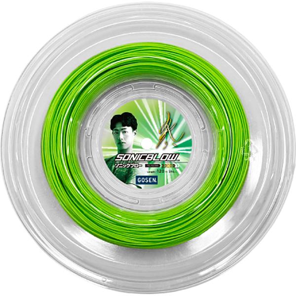 ゴーセン(GOSEN) ソニックブロー(SONIC BLOW) 120m ロール SSSB111SG 軟式テニスガット【国内正規品】