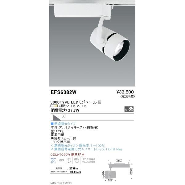 EFS6382W LEDX|bgCg Tunable LEDZ  F vO^Cv 3000^Cv CDM-TC70W 60°  Lpz  Ɩ {ݏƖ dCHsv