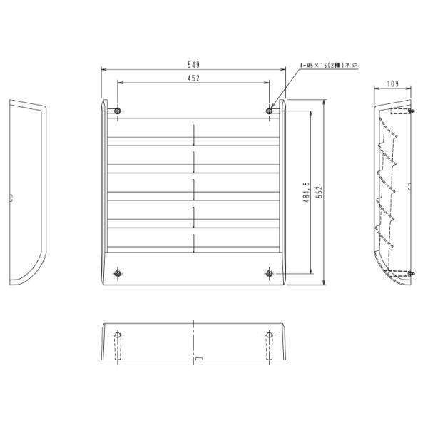 ダイキン KPW5F80 業務用エアコン 風向調整板 部材 : タカラShop