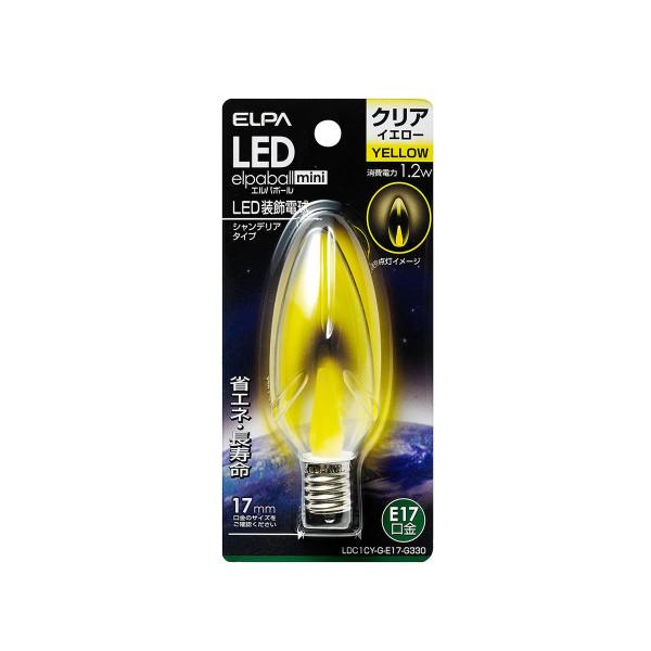 ELPA d LEDd Gp{[mini dVfA^Cv 1.2W F E17 LDC1CY-G-E17-G330