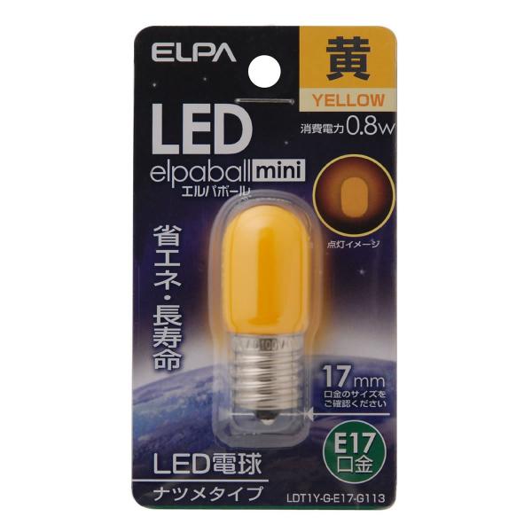 ELPA d LEDd Gp{[mini dic^Cv 0.8W F E17 LDT1Y-G-E17-G113