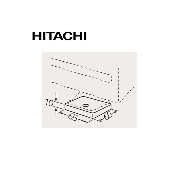 RAC-N22S 100 据付部品 防振ゴム(4個入) 日立 ハウジングエアコン用部材 別売部品 住宅設備用