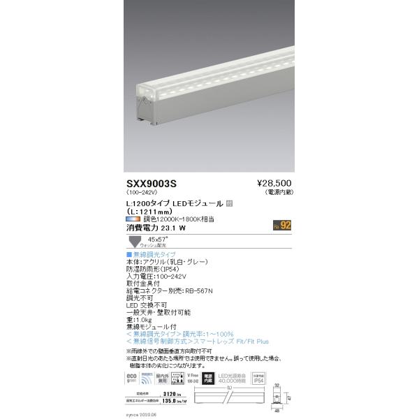 SXX9003S Synca AEghACg LEDԐڏƖ jA32 L1200^Cv 45°×57° EHbVz F Ή Ɩ ItBX Xܗp VƖ
