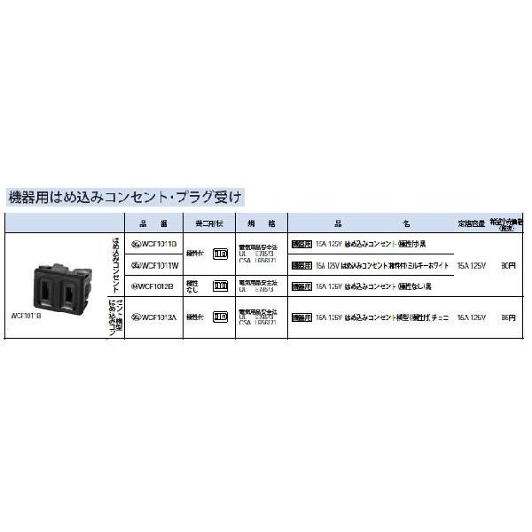 Wcf1011b 機器用はめ込みコンセント 極性付 15a 125v Panasonic 電設資材 設備工事用配線器具 タカラshop Paypayモール店 通販 Paypayモール