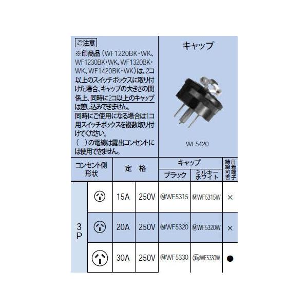 WF5320W Lbv 3P 20A 250V Panasonic dݎ ݔHpz