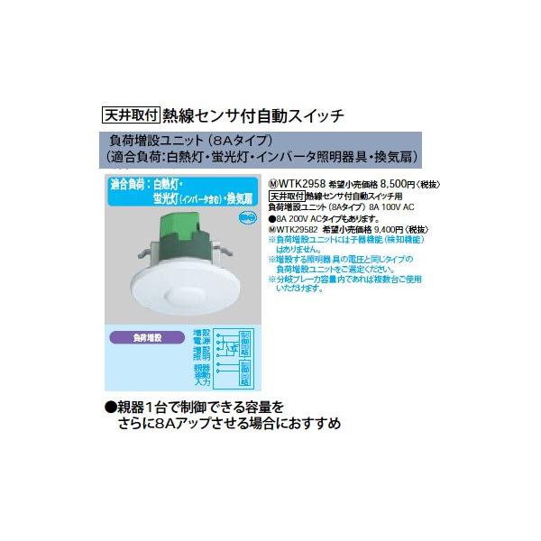 WTK29582 [{݌]ĂɃXCb` Vt MZTtXCb`pב݃jbg 8A^Cv 200Vp Panasonic dݎ ZTtz