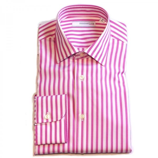 ドレスシャツ メンズ Poggianti1958 ポッジャンティ1958 白xパープルのストライプシャツ 長袖 コットン ワイシャツ Buyee Buyee Japanese Proxy Service Buy From Japan Bot Online