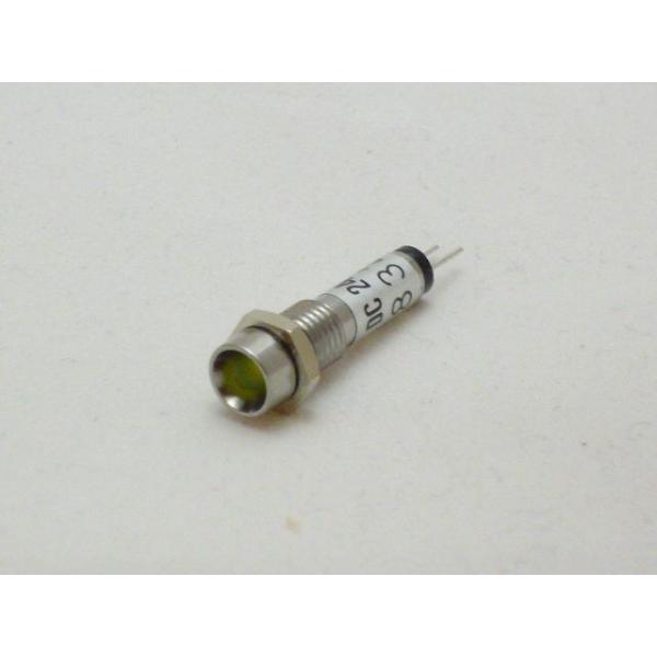 定格電圧：DC24V（赤色に塗られている端子がプラスです）定格電流：10mA耐電圧：AC 500V 1分間絶縁抵抗：DC 500V 100MΩ 以上発光色：黄本体材質：真鍮スズコバルトメッキ製品は改良の為、予告なく仕様変更される場合がありま...