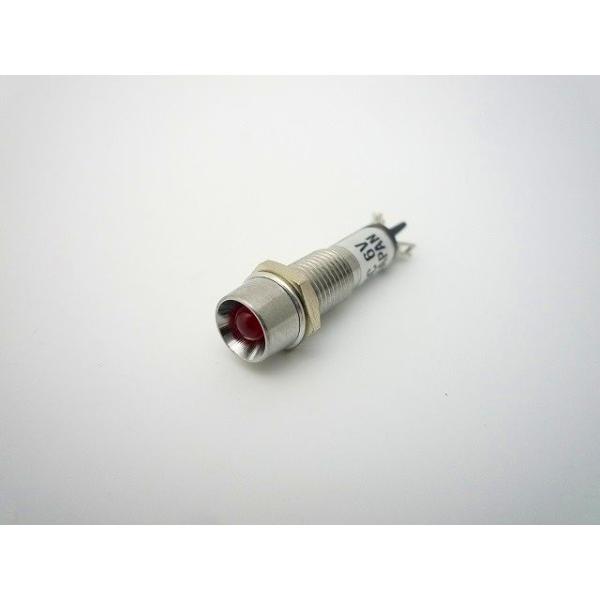 定格電圧：DC6V（赤色に塗られている端子がプラスです）定格電流：20mA耐電圧：AC 500V 1分間絶縁抵抗：DC 500V 100MΩ 以上発光色：赤本体材質：真鍮スズコバルトメッキ製品は改良の為、予告なく仕様変更される場合があります...