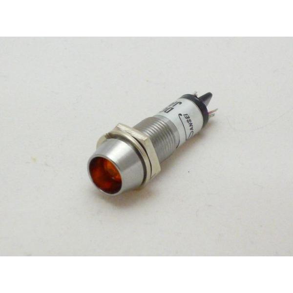 定格電圧：DC12V（赤色に塗られている端子がプラスです）定格電流：10mA耐電圧：AC 500V 1分間絶縁抵抗：DC 500V 100MΩ 以上発光色：黄本体材質：真鍮スズコバルトメッキ製品は改良の為、予告なく仕様変更される場合がありま...
