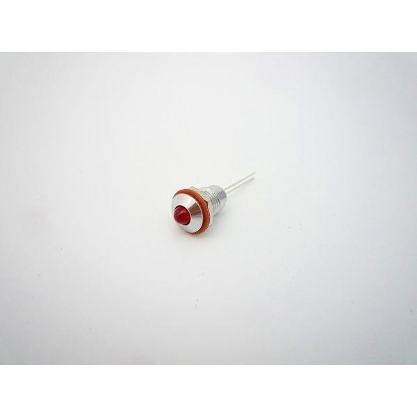 絶縁抵抗　DC500V、100MΩ以上耐電圧　AC500V (1分間)本体材質　黄銅主絶縁材　PBT端子金具　LEDリード線 (□0.5)本体色　CH (クローム)レンズ色　R (赤)パネル取付方式　ナット締め付け取付板厚　1.5mm〜3....