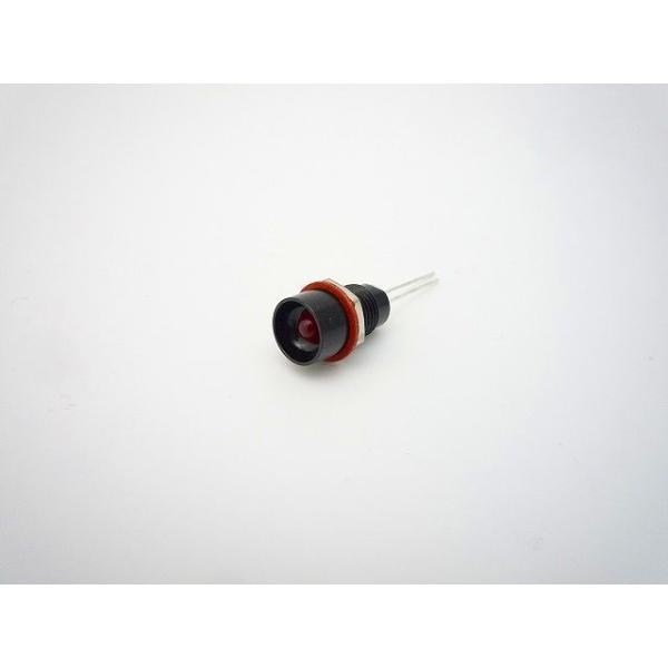 絶縁抵抗　DC500V、100MΩ以上耐電圧　AC500V (1分間)本体材質　黄銅主絶縁材　PBT端子金具　LEDリード線 (□0.5)本体色　B (黒)レンズ色　R (赤)パネル取付方式　ナット締め付け取付板厚　1.5mm〜3.5mmナ...