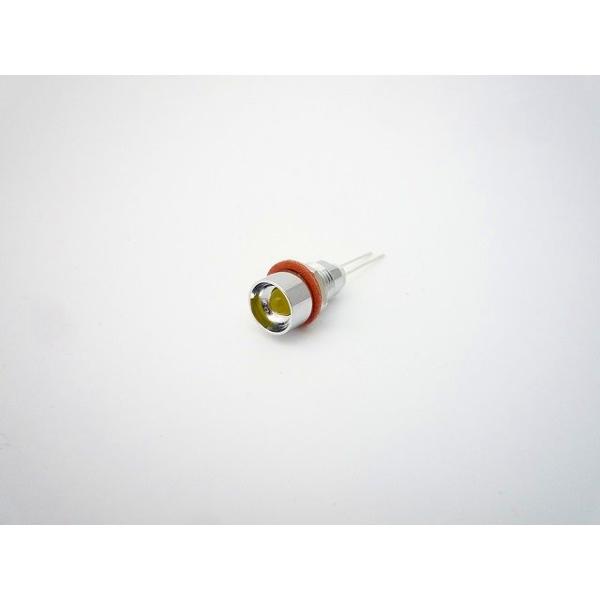 絶縁抵抗　DC500V、100MΩ以上耐電圧　AC500V (1分間)本体材質　黄銅主絶縁材　PBT端子金具　LEDリード線 (□0.5)本体色　CH (クローム)レンズ色　Y (黄)パネル取付方式　ナット締め付け取付板厚　1.5mm〜3....