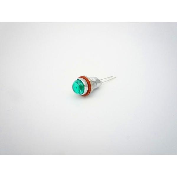 絶縁抵抗　DC500V、100MΩ以上耐電圧　AC500V (1分間)本体材質　黄銅主絶縁材　PBT端子金具　LEDリード線 (□0.5)本体色　CH (クローム)発光色　G (緑)パネル取付方式　ナット締め付け取付板厚　1.5mm〜3.5...