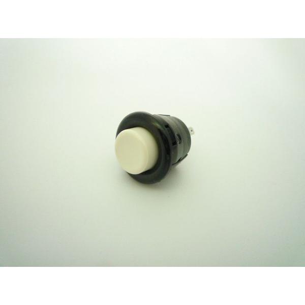 型番：DS412Wボタンカラー：白取付穴参考寸法：φ17.8±0.1パネル板厚：0.7〜2.6mm回路：SPST（2P）スイッチ特性：OFF-(ON)電流容量：3A.125V.AC絶縁抵抗：DC.500V 100MΩ以上(MIN)絶縁耐圧：...