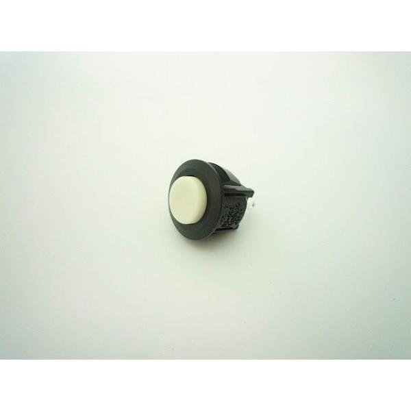 型番：DS663CRWSK-W　DS-663CRWSK-W外形：丸クリック感：有=ラバー反転端子形状：ハンダ端子本体カラー：黒ボタンカラー：白品番：DS-663回路：SPST（2P）スイッチ特性：OFF-(ON)電流容量：1A.250V.A...