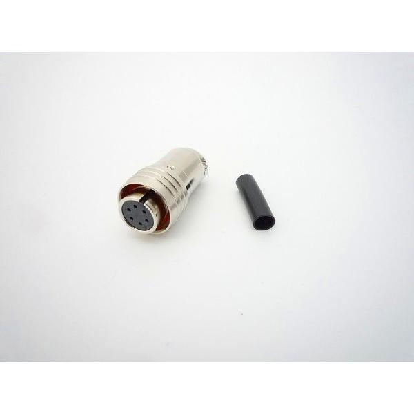 ワンタッチロック丸形コネクタ 6P プラグ(ソケットコンタクト) 多治見無線電機 EPRC05-P6F