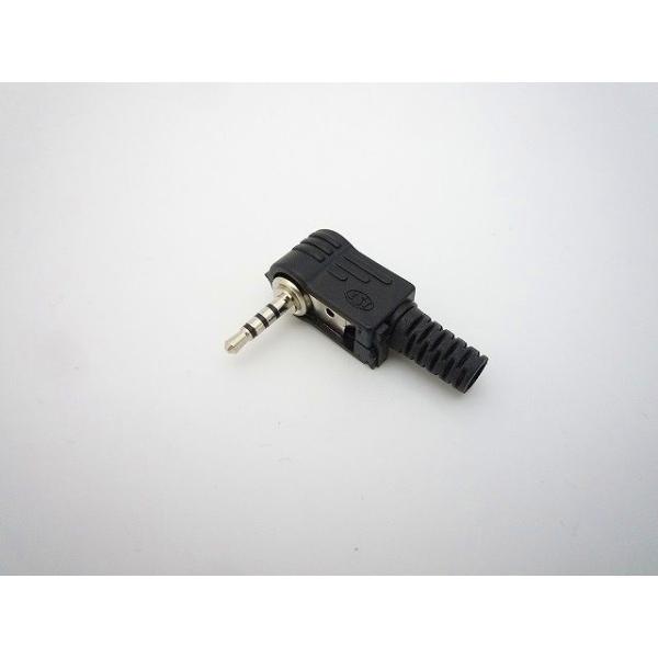 型番：MP425LN2.5mm 4極プラグ L型ケーブル挿入口径: 約φ4