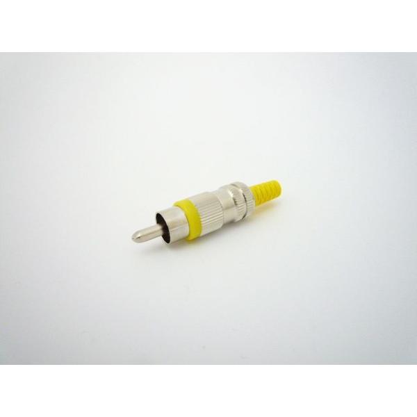 型番：MR566N6RCAピンプラグ 黄色ケーブル挿入口径: φ4.2MR-566N-Y6MR-566N-Y