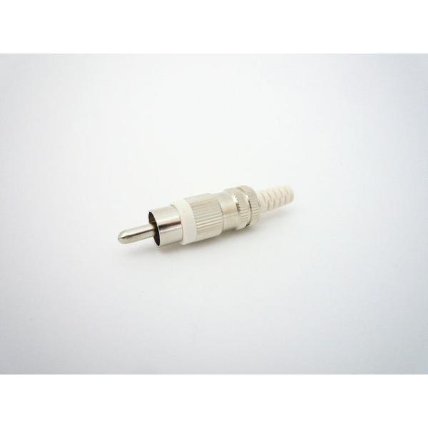 型番：MR566N7RCAピンプラグ 白色ケーブル挿入口径: φ4.2MR-566N-W7MR-566N-W