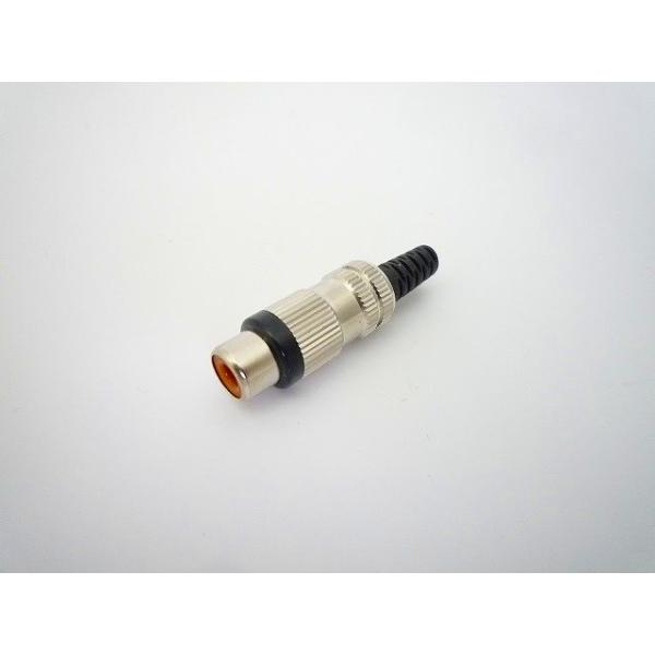 型番：MR567MS1RCAピンジャック 中継用 黒色ケーブル挿入口径: φ4.2MR-567MS-B1MR-567MS-B