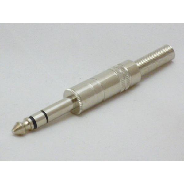 シンワエレクトリック P-108M/S6.3Φ メタル ステレオプラグ