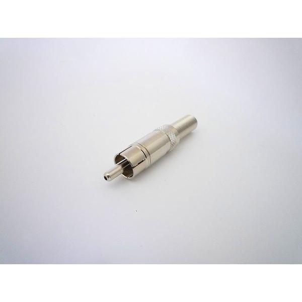 型番：P-116/S-3CRCAピンプラグ　RCAメタルプラグ　シルバーSP付 3C-2V用