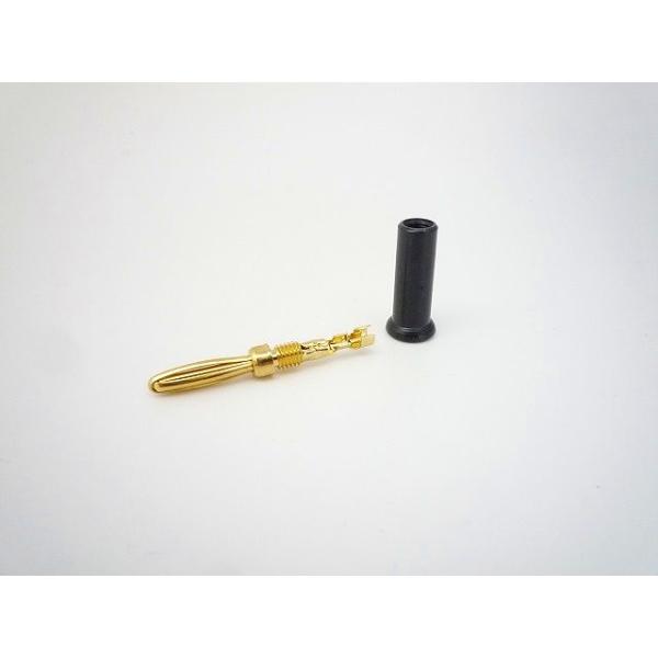 品番：P-421-5(E)-B圧着式バナナプラグプラグ部メッキ：金メッキ