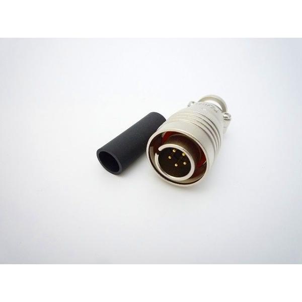 「まるさん」　確認用 プッシュプル丸形コネクタ 5P プラグ(ピンコンタクト) 多治見無線電機