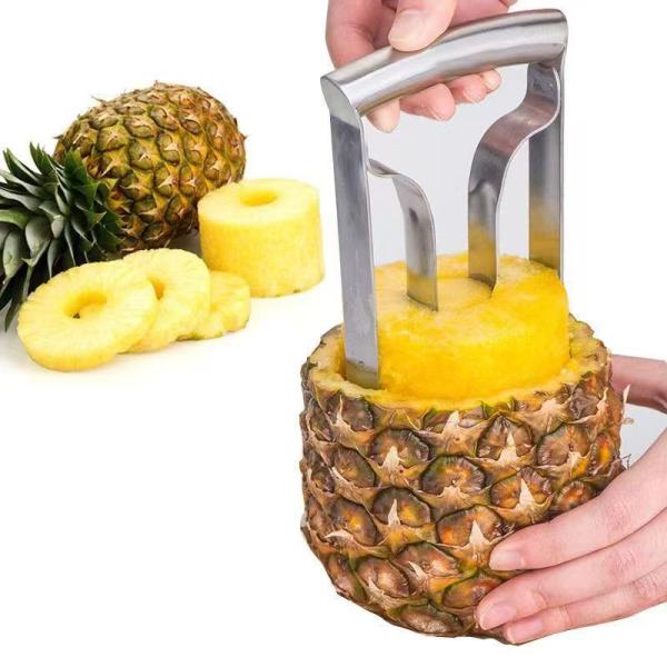 パイナップルカッター ステンレス 皮むき器  パイナップルスライサー 果物カッター 便利小物 キッチン用品 家庭用 下ごしらえ時短