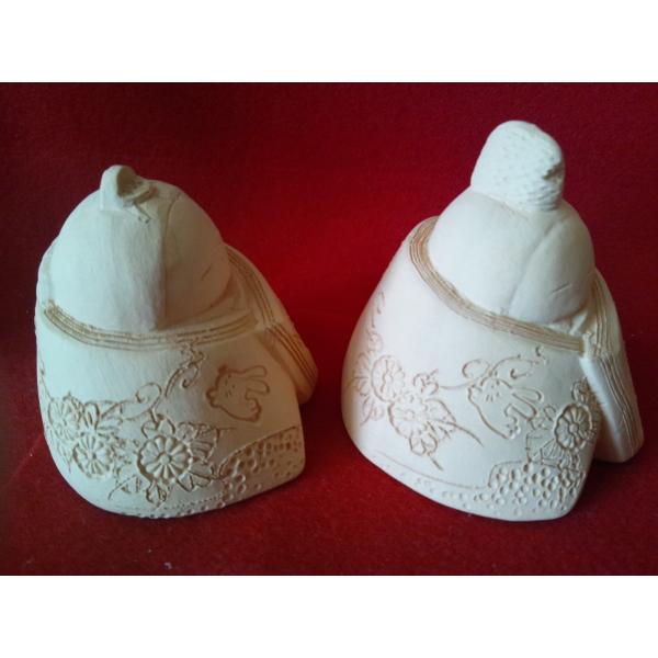 博多人形絵付け体験用生地 雛人形一組二個セット オリジナルお雛様 Buyee Buyee 日本の通販商品 オークションの代理入札 代理購入