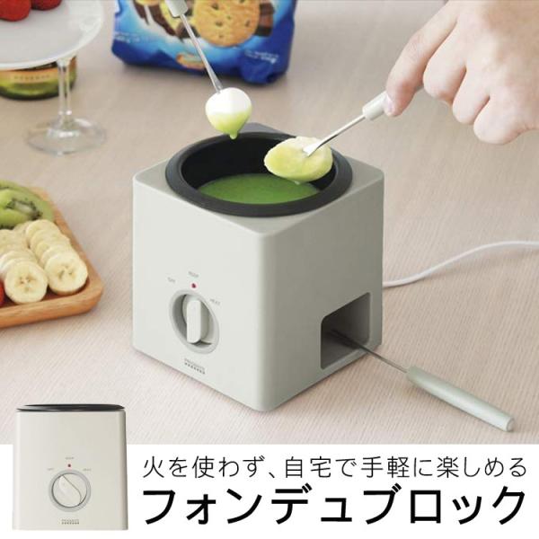 フォンデュブロック ブロック型 火器不使用 ふっ素樹脂塗膜加工 チーズ チョコレート バナナ パーティー お祝い プレゼント 贈り物 プリズメイト Gf Sk0014 Iv Gf Sk0014 Iv 通販 Com 通販 Yahoo ショッピング