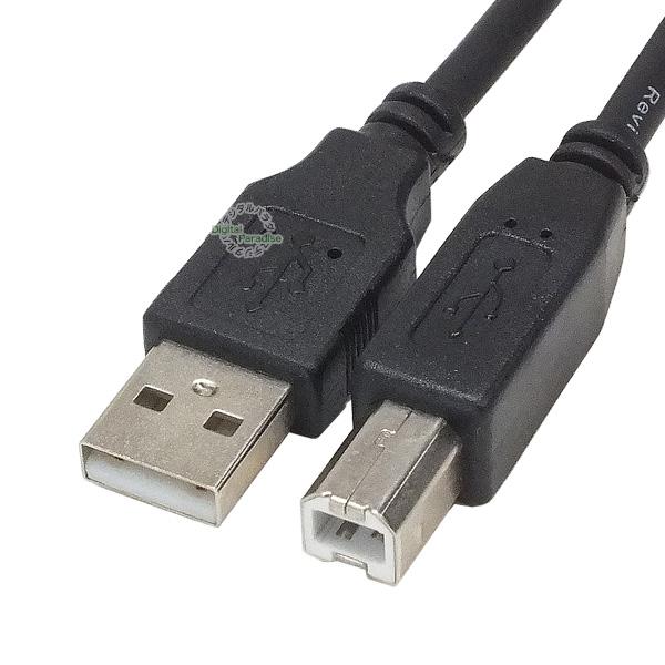 USBケーブル 5m USB2.0A (オス)-USB2.0B (オス) プリンター