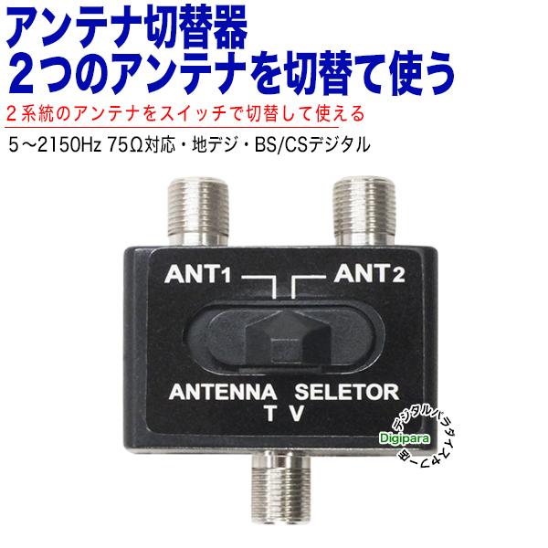 アンテナセレクター 2つのアンテナケーブルを切替して使用 アンテナセレクター 2つのアンテナケーブルを切替して使用