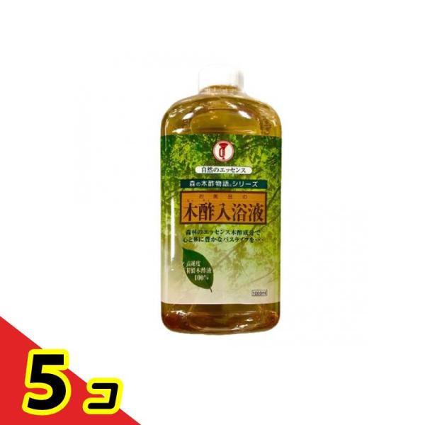 大幸薬品 森の木酢物語シリーズ 木酢入浴液 1000mL  5個セット