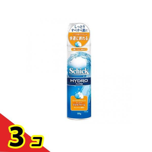 schick（シック） ハイドロ シェービングジェルフォーム 199g 3個