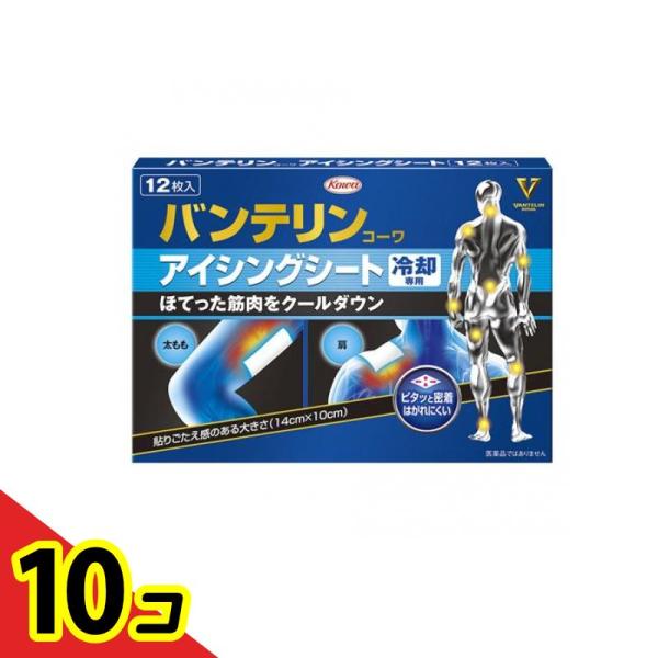 バンテリンコーワ アイシングシート 冷却専用 12枚入  10個セット