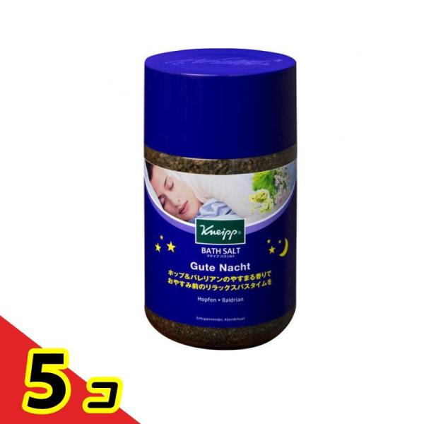 Kneipp クナイプ グーテナハト バスソルト ホップ&amp;バレリアンの香り 850g ×5個