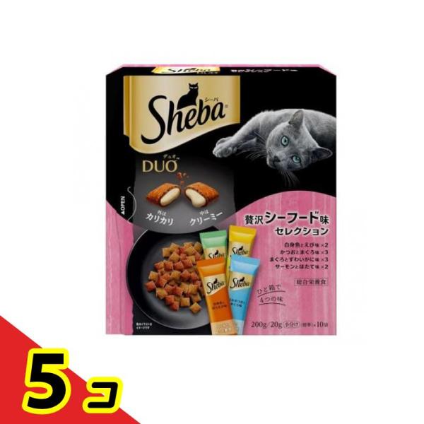マースジャパン シーバ デュオ 贅沢シーフード味セレクションSD23 200g ×5個