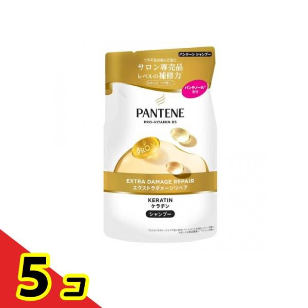 P&Gジャパン パンテーン エクストラダメージケア シャンプー 詰め替え用 300mL ×5個