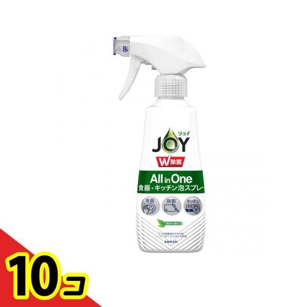 ジョイ W除菌 All in One 泡スプレー 緑茶 本体 275ml(×10)