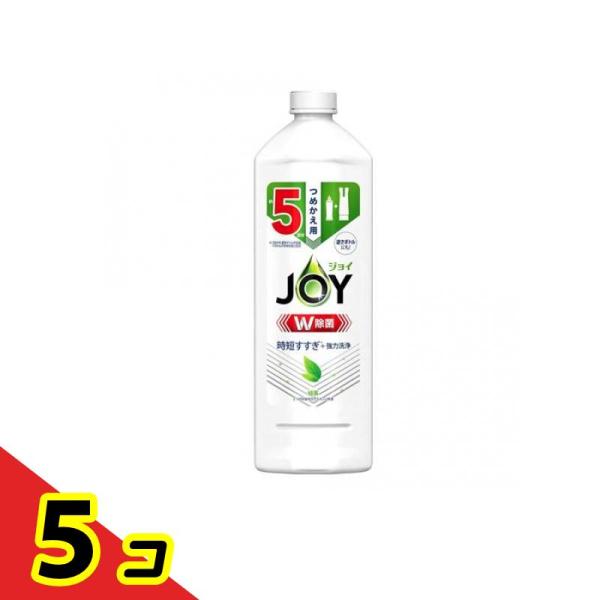 P&Gジャパン JOY W除菌 ジョイコンパクト 緑茶の香り 670mL (詰め替え用 特大サイズ) ×5個