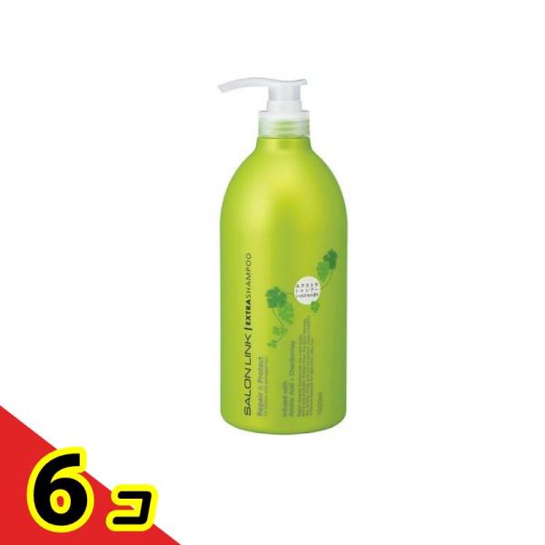 熊野油脂 サロンリンク エクストラシャンプー シャルドネの香り ポンプ 1000mL ×6個