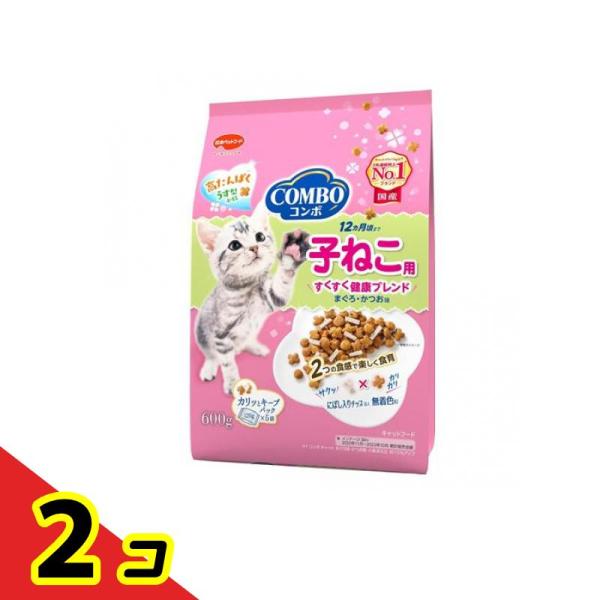コンボ キャット 子ねこ用 にぼし入りチップ添え 600g  2個セット