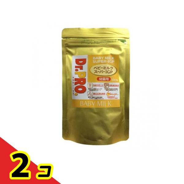 ニチドウ Dr.PRO. ドクタープロ ベビーミルク スーパーIGP 幼猫用 100g