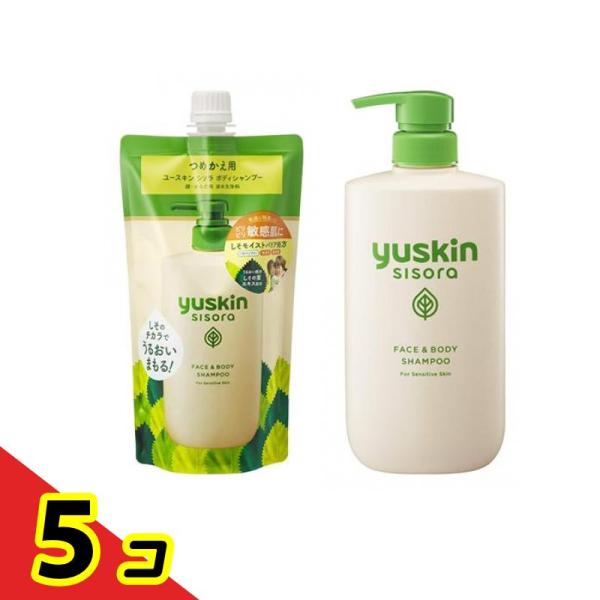 yuskin（ユースキン） シソラ ボディシャンプー 詰め替え用 400mL&
