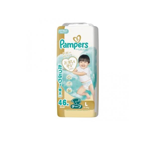 Pampers はじめての肌へのいちばん テープ Lサイズ 46枚×4個 パンパース はじめての肌へのいちばん テープ Lサイズ ウルトラ