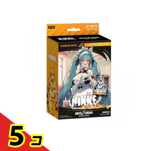 勝利の女神:NIKKE スターターデッキ 1〜5弾 各1個セット 日本語版 勝利の女神:NIKKE ニベルアリーナ スターターデッキ ST05 メイド