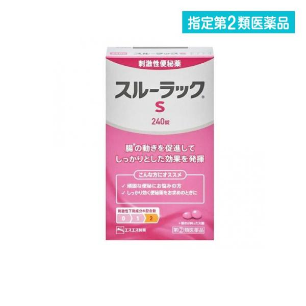 使用期限は6カ月以上先のものを送ります。スルーラックSは、腸の動きを助ける有効成分を2種類配合。有効成分のビサコジルが大腸上部から働き始め、鈍った腸の動きを活発にし、生薬センナ由来成分が腸内細菌により活性化され、便のスムースな排出を促す。複...